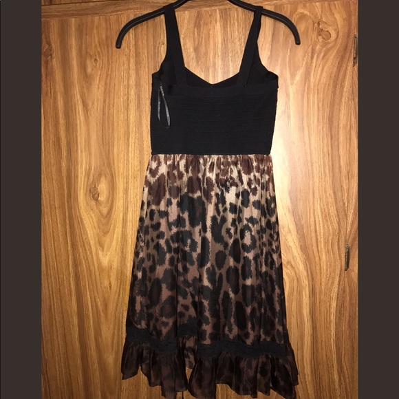 Bebe Leopard Dress - Picture 2 of 2